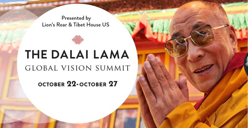 Dalai Lama Global Vision Summit – Um Evento Online Gratuito