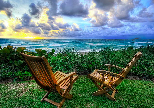 Chairs by the Sea
